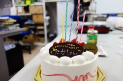 先輩のお誕生日