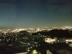 大学から観える夜景