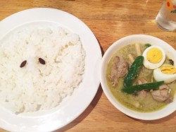 グリーンなカレー