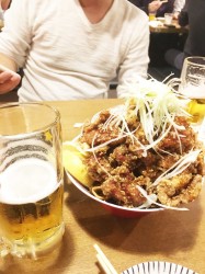 先輩と飲み！